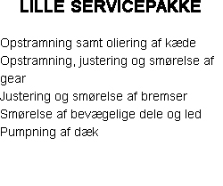 Lille Servicepakke