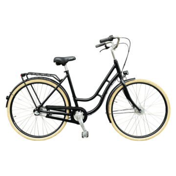 Neptun shopping dame cykel – Matt Sort