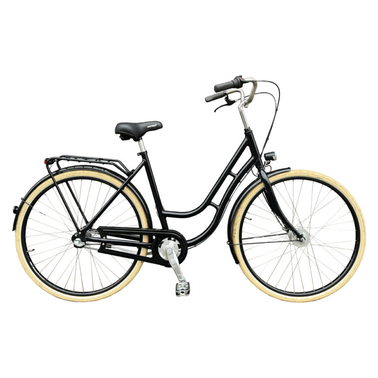 Neptun shopping dame cykel – Matt Sort